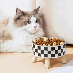 gamelle chat surélevée
