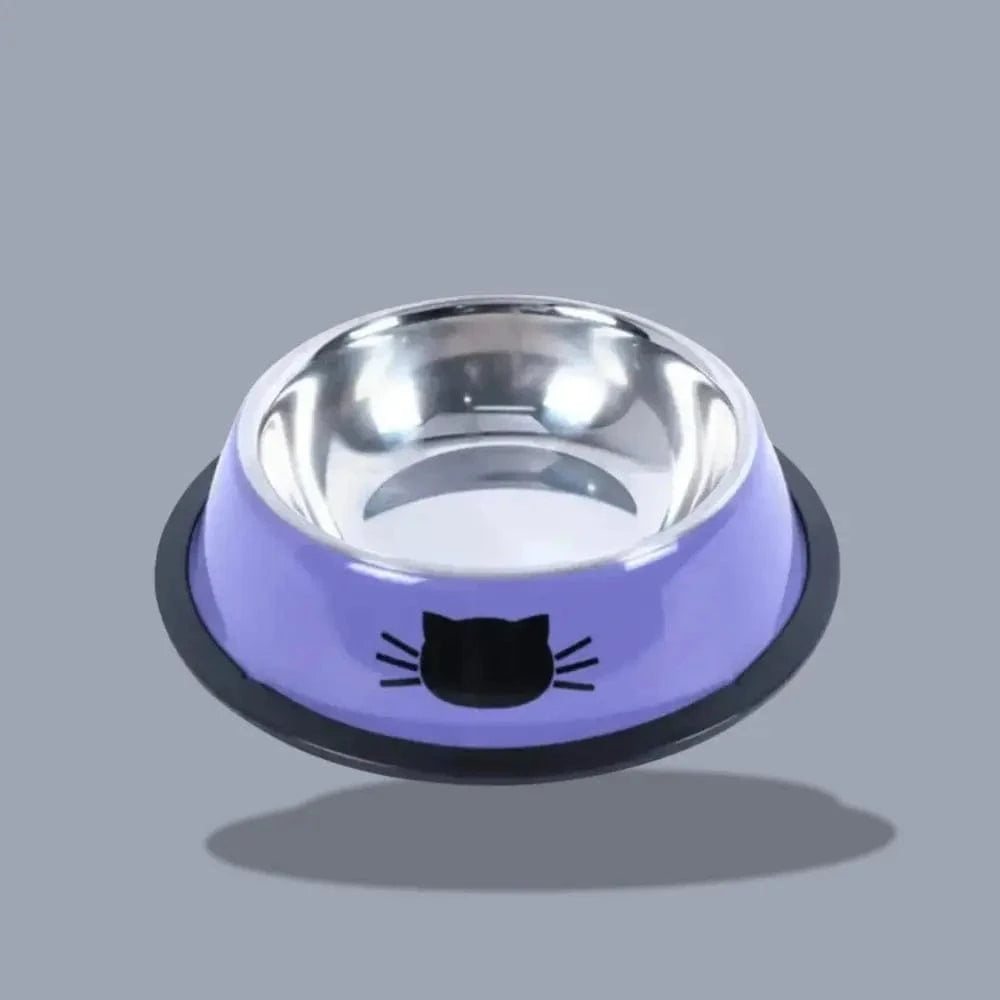 gamelle en acier inoxydable pour chat