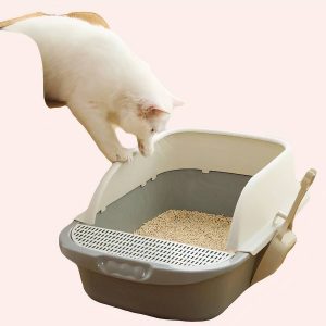 grand bac à litière pour chat