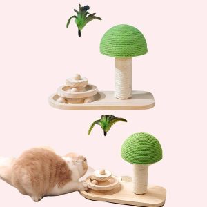 griffoir chat bois de pin