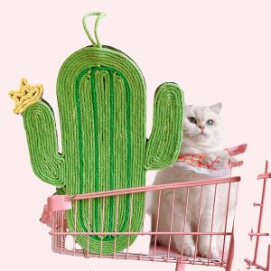 griffoir en forme de cactus pour chat