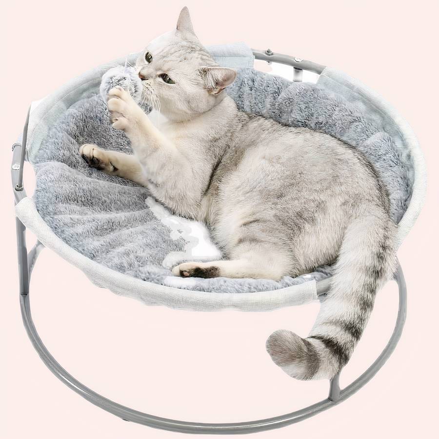 hamac avec peluche pour chat