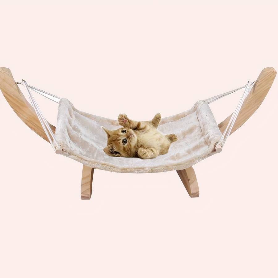 hamac chat bois massif