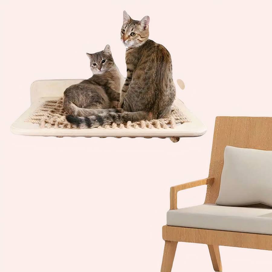 hamac en corde de chanvre pour chat