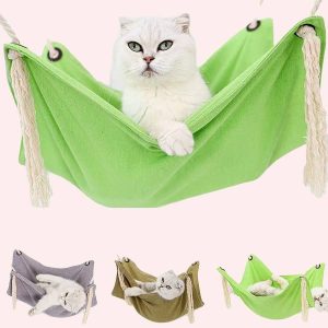 hamac coton chat