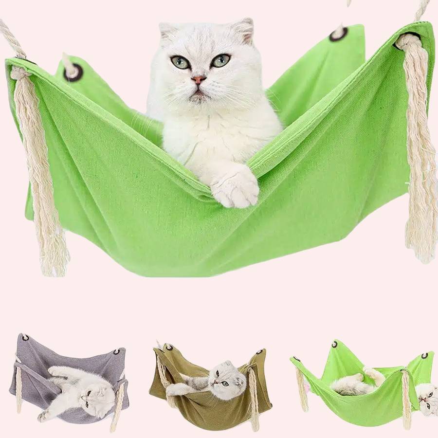 hamac coton chat