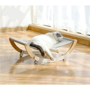Hamac en bois pour chat