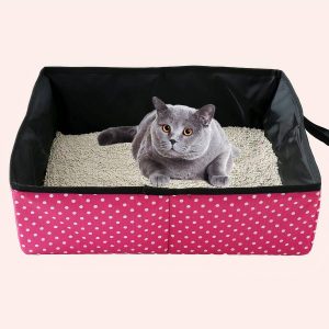 litière chat pliable