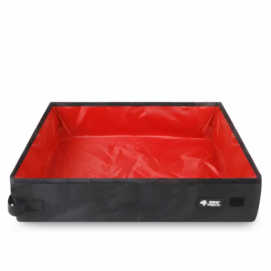 litière pour chat tissu pliable