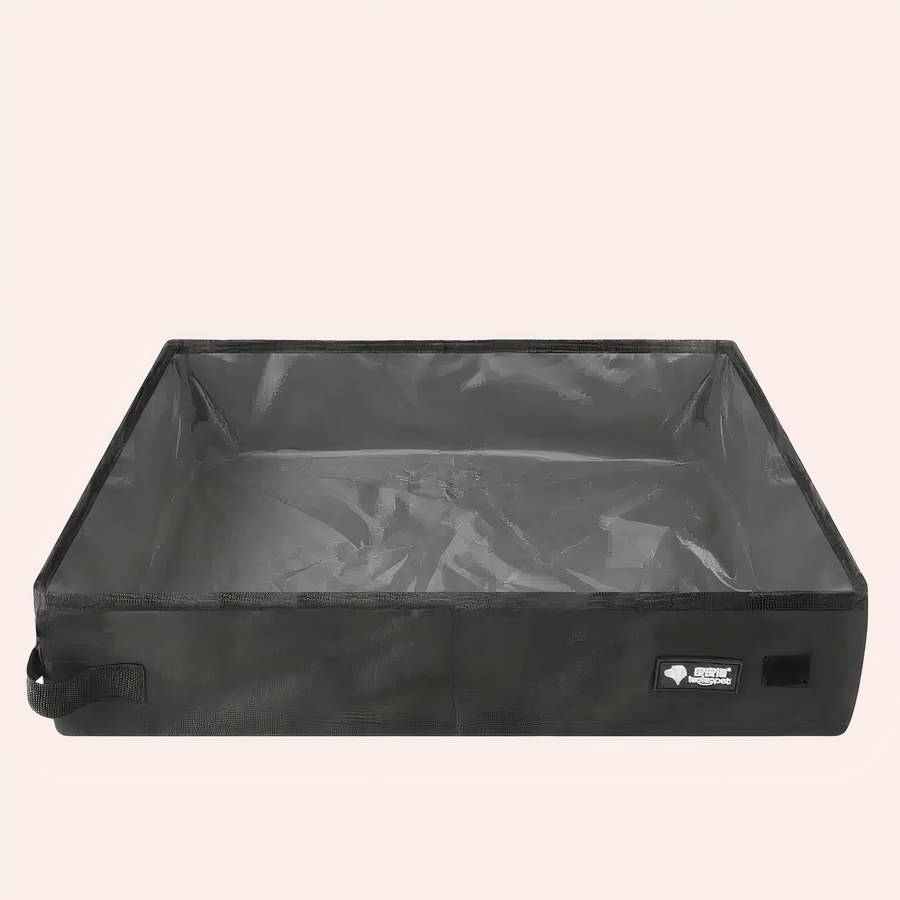 litière de voyage pliable pour chat