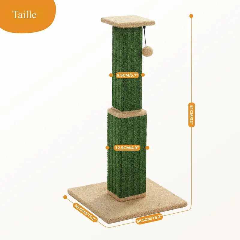 stabilité poteau gratter