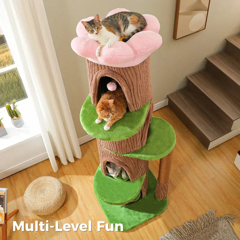 Arbre à chat stable et élégant