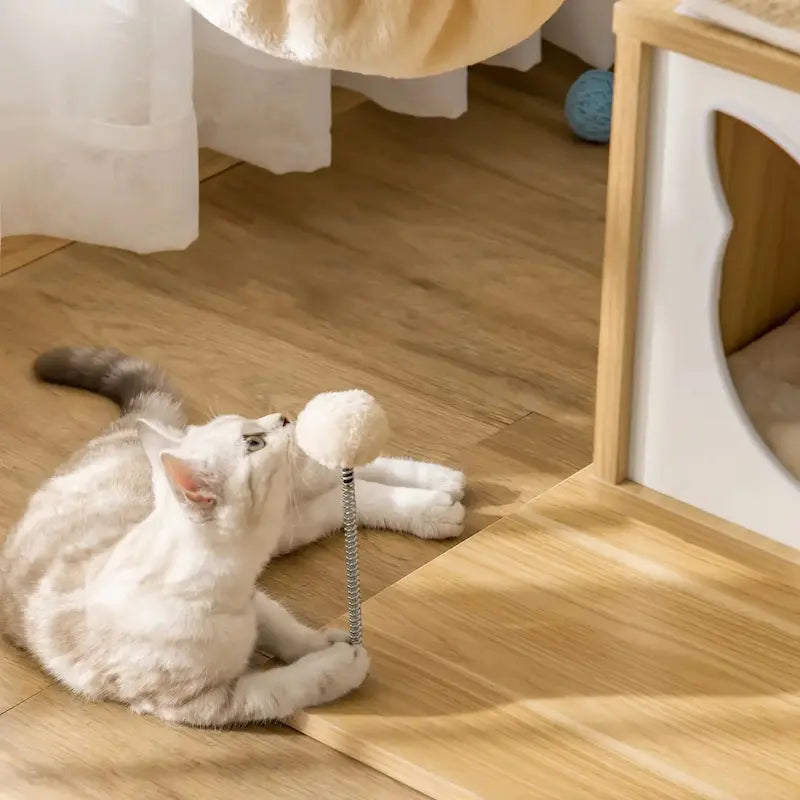 structure de jeu pour chat en bois