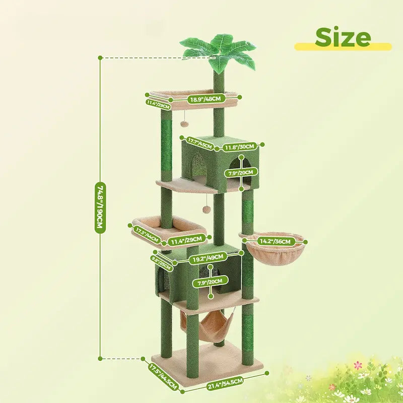 arbre à chat pour bien-être