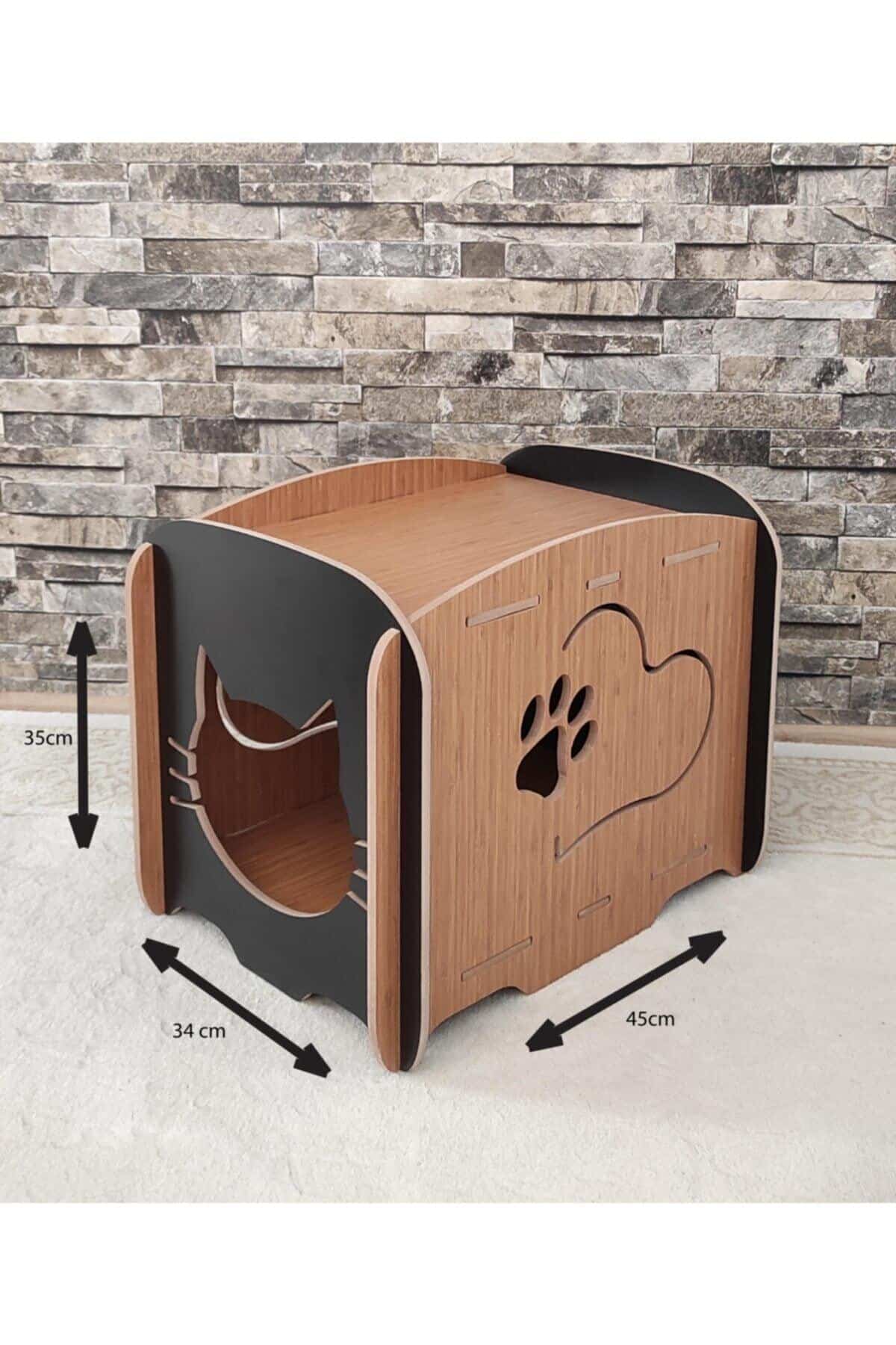 espace chat en bois