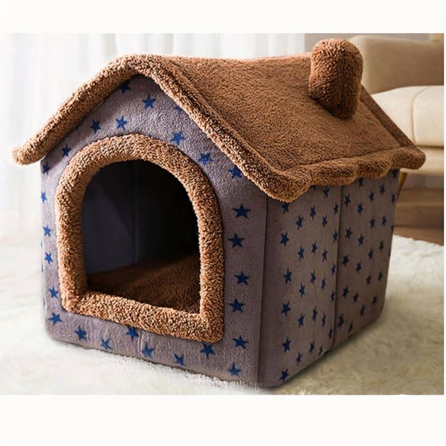niche pliable étoilée pour chat