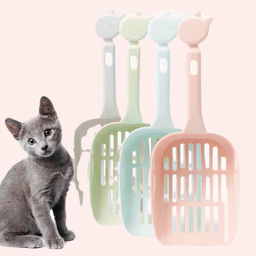 pelle à litière ergonomique pour chat