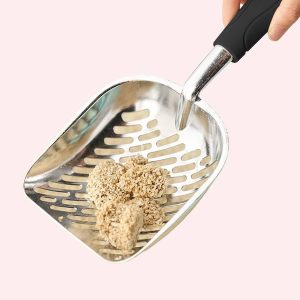pelle robuste en acier pour chat