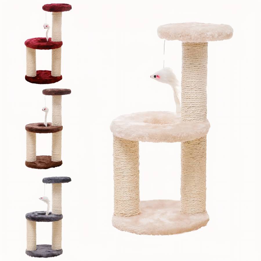 grattoir à chat trois couches