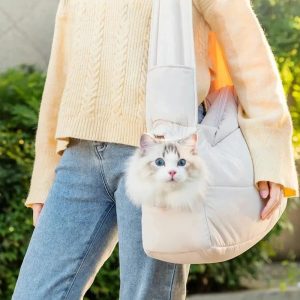 sac transport chat bandoulière