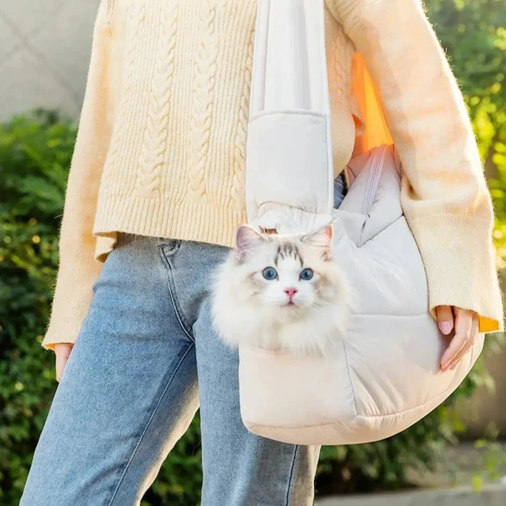 sac transport chat bandoulière