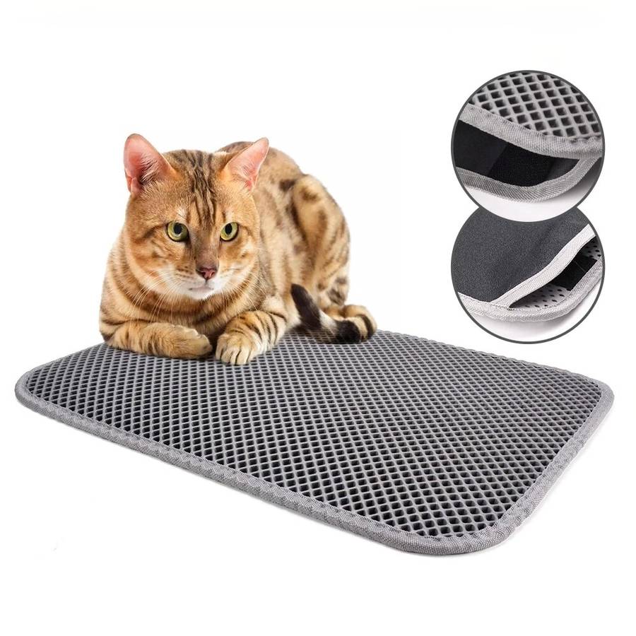Tapis anti-dérapant litière