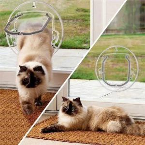 chatière transparente avec quatre positions