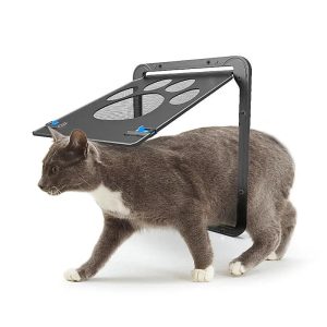 porte-fenêtre à rabat magnétique pour chat
